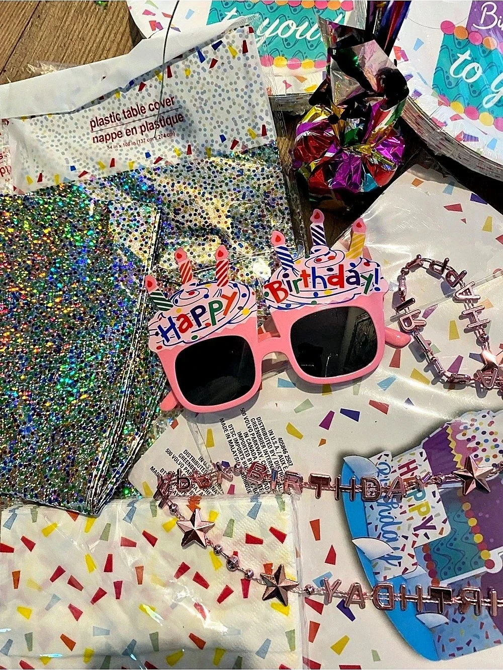 Multicolor Birthday Party Decorations NWT